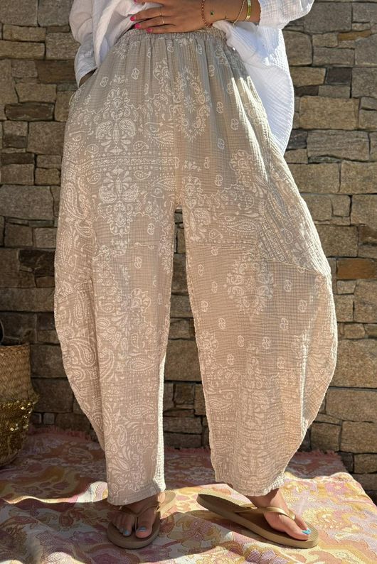 Hush Pillow Cotton Bandana B Classic Barrel Pant Calico